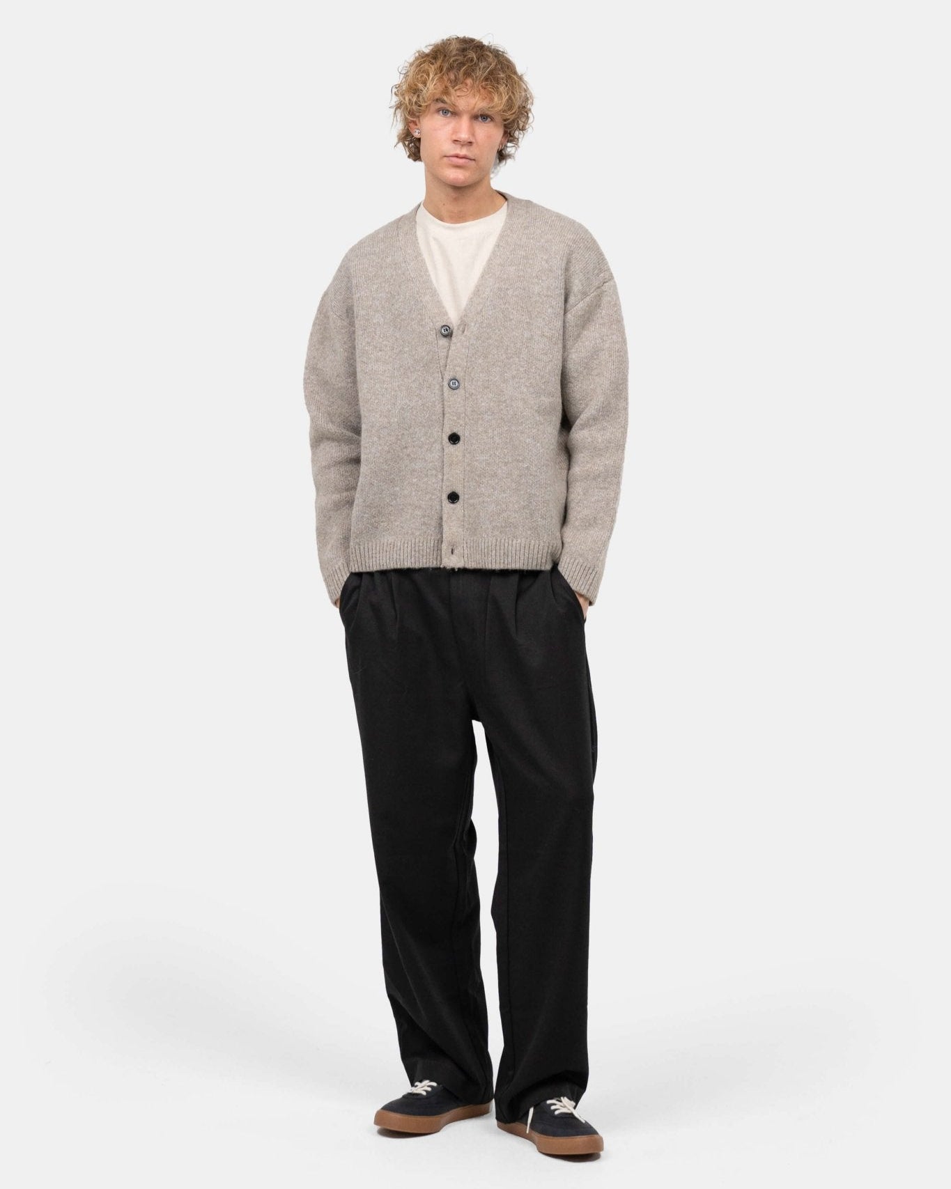 Cardigan Grå | Skagen - clothing.dk